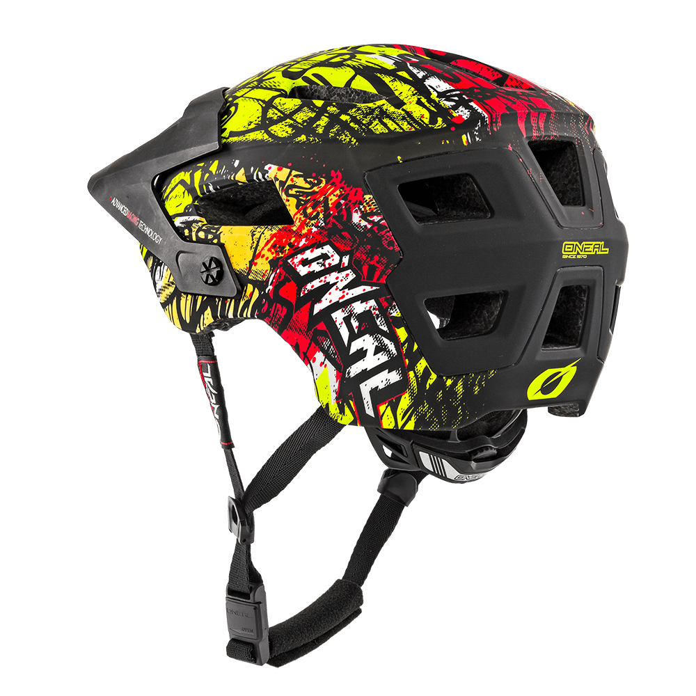 O`NEAL DEFENDER 2.0 HELMET VANDAL ORANGE/NEON YELLOW | BikesAndRoses.gr